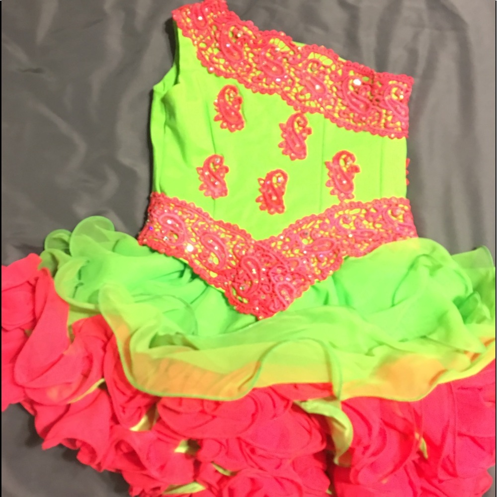 Little girls pageant dress